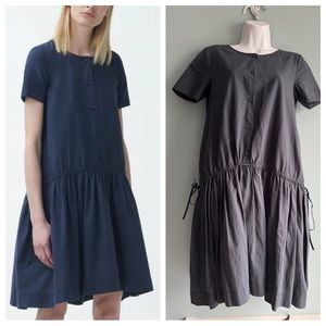 COS Drawstring Organic Cotton Dress XS